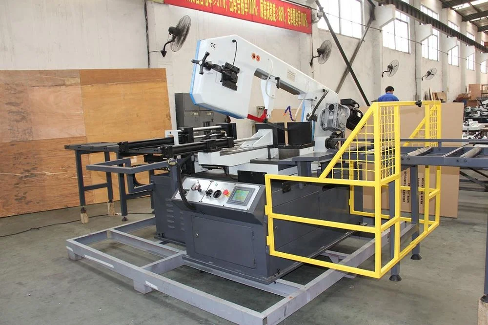BS-460GB  TTMC Semi CNC Metal Cutting Band Saw, CE Standard Saw Machinery