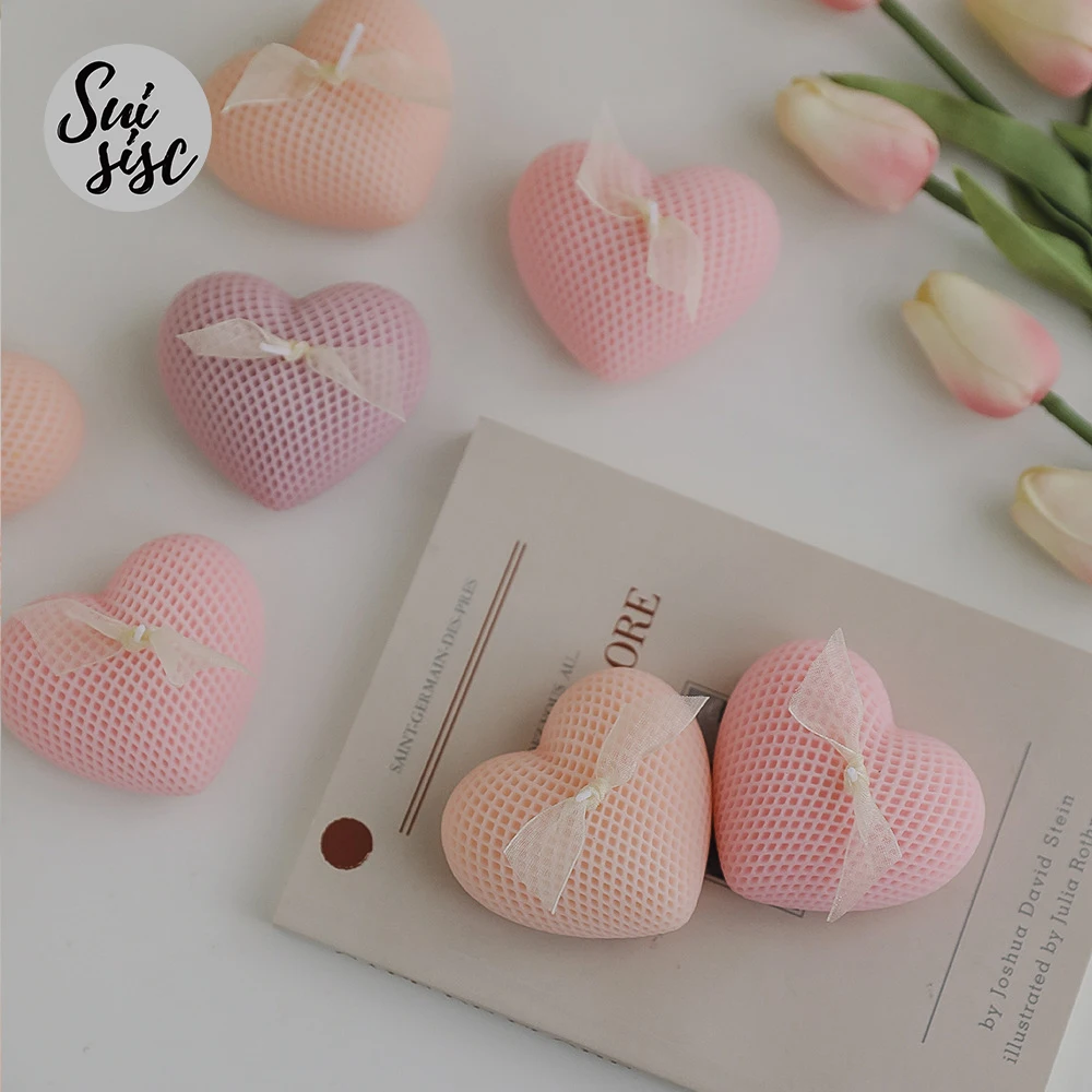 Heart Scented Candle Classic Home Decor Preserving Luxury 100% Nature Soy Wax Candle Valentines Gift Soy candle