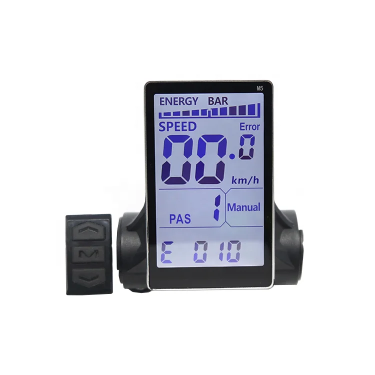 Electric bicycle speed control meter mountain bike scooter LCD LCD meter vertical screen speed governor throttle code table