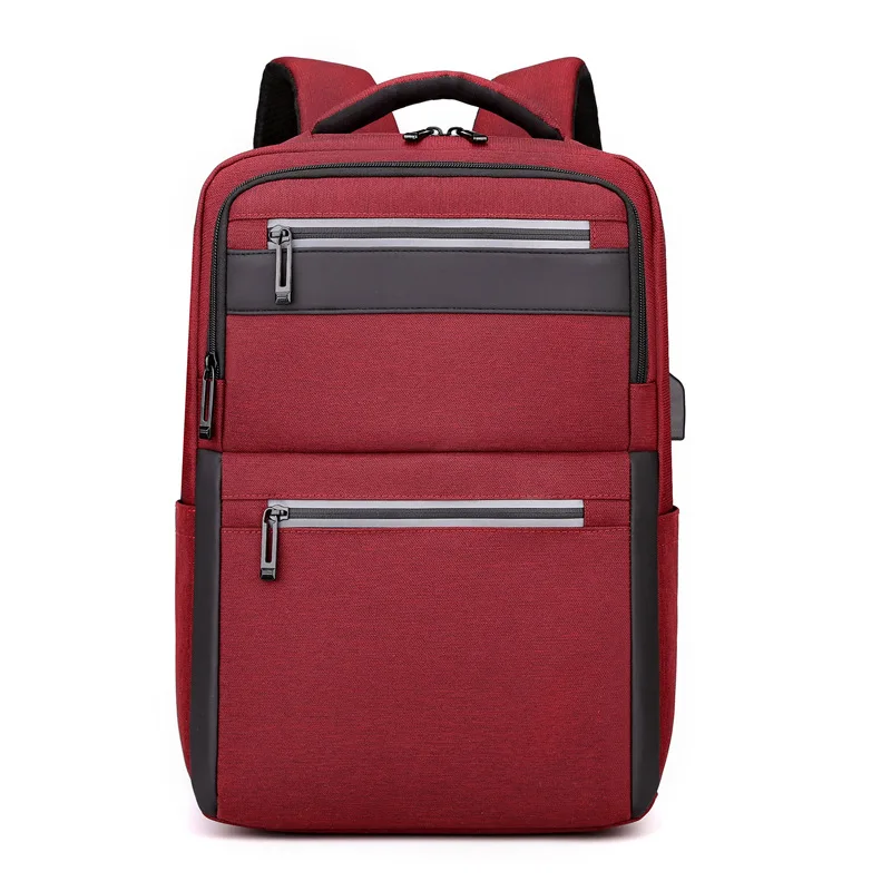 Leisure business computer multi-functional USB interface male large capacity computer backpack for man
