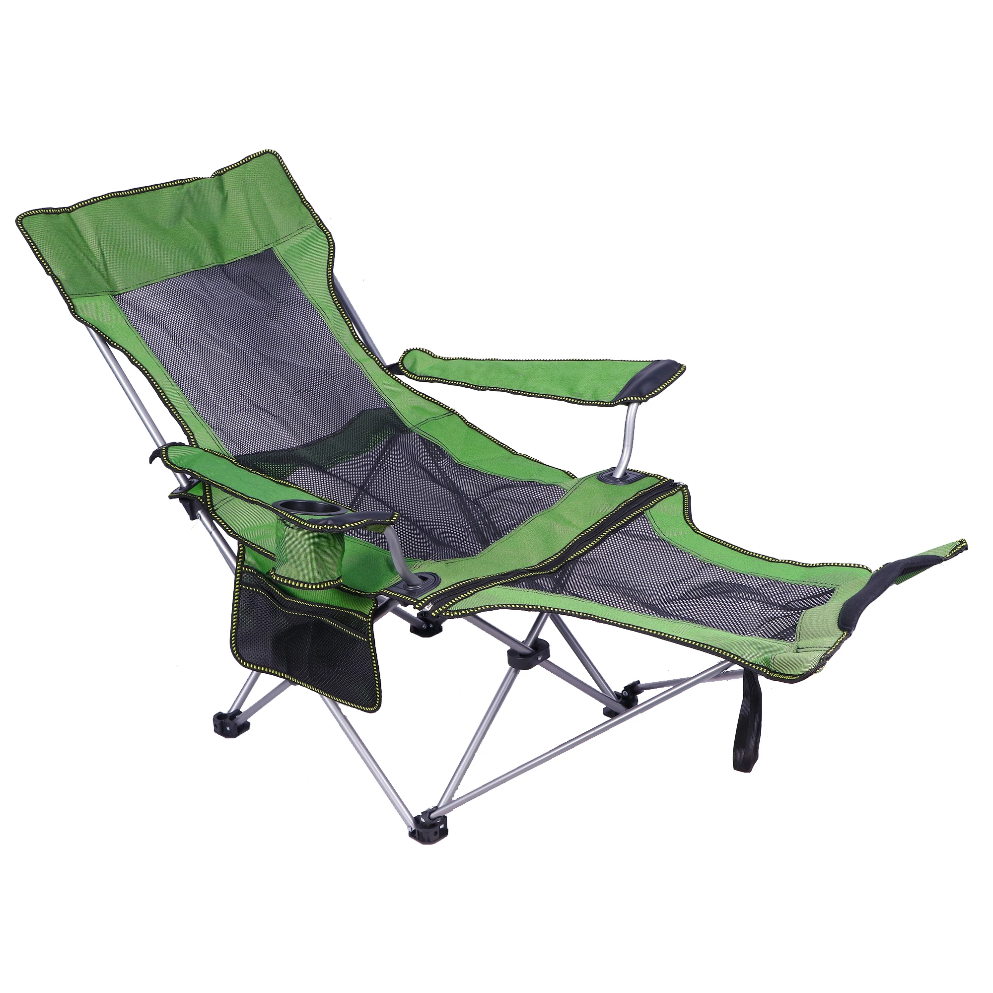 Portable Folding Outdoor Leisure Portable Camping Net yarn breathable with Beach Chair Carrying Bag lunch break