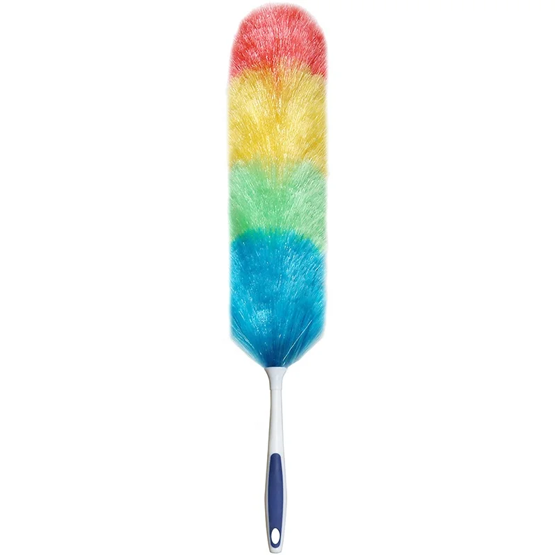 Colorful PP Computer TPR comfortable Hand Duster Flexible Static Magic Synthetic Cleaning Feather Duster