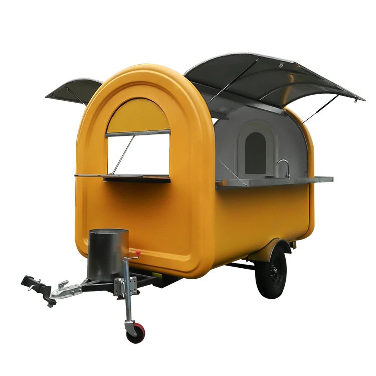 firm smooth  double decker mobile para hot dog food trucks  ice cream food trailer coffee food van for sale in UK