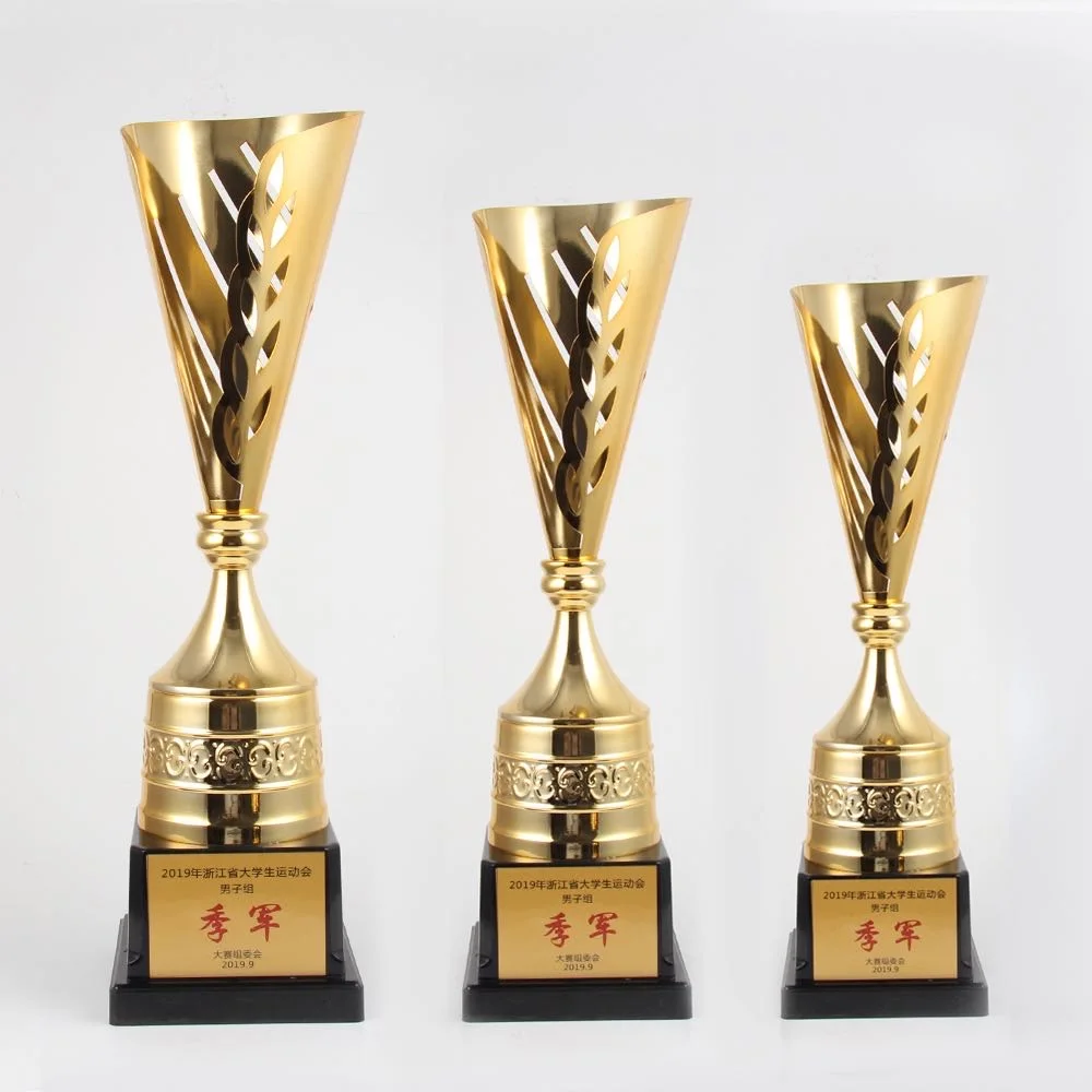 World best selling products new big gold football trophy for sale