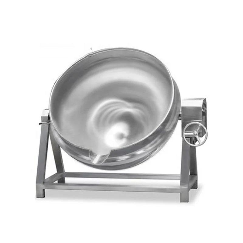 
coconut milk steam cookings type jacketed kettle with stirrer 