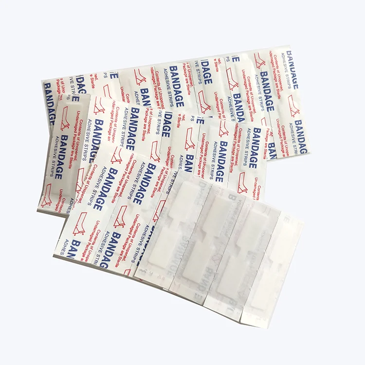 Manufacturer made adhesive plaster skin closure wound