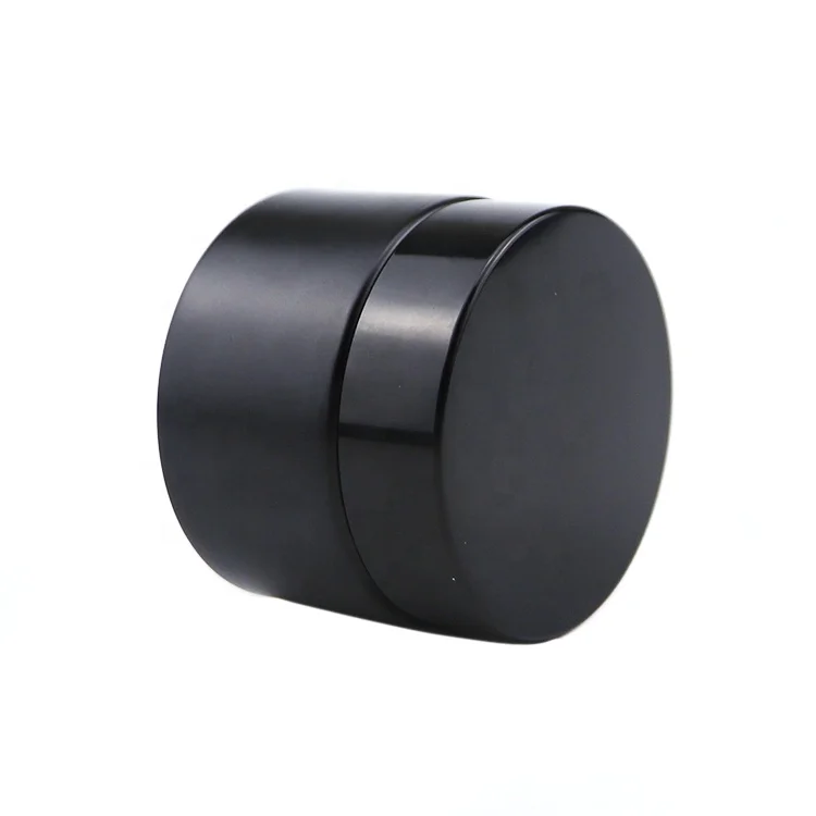 Матовые матовые черные банки для косметики cosmet 50 г, банки для косметического крема из янтарного стекла, стеклянные банки для косметики, стеклянная упаковка 50 мл