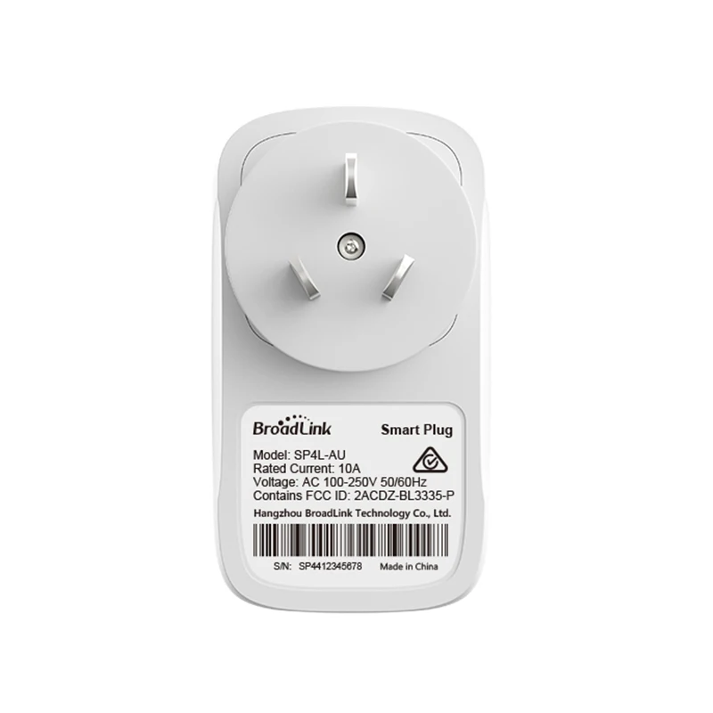
Alexa Speaker Smart Home BroadLink SP4L Wifi Smart Plug Outlet works with Amazon Alexa Google Home Siri IFTTT 