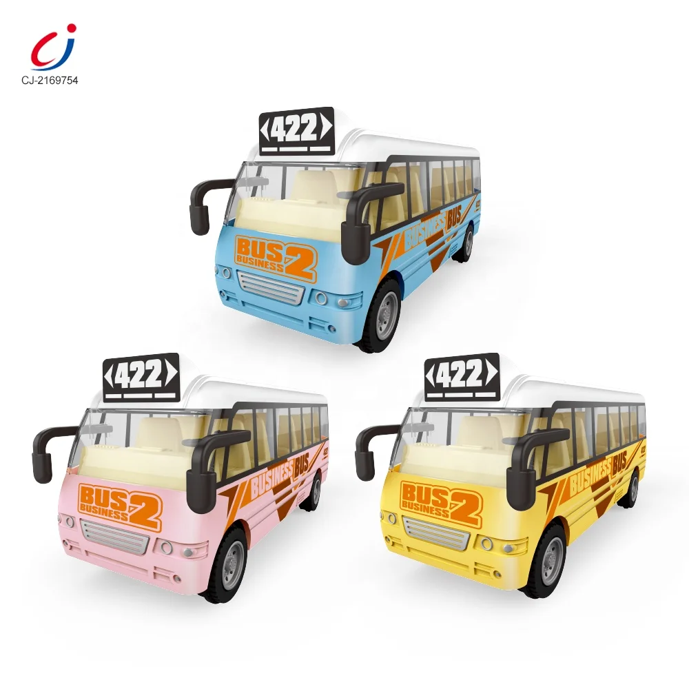 Chengji Juguetes Cheap Price Kids Flashing Light Vehicle Universal Electric Plastic Education School Bus Toy