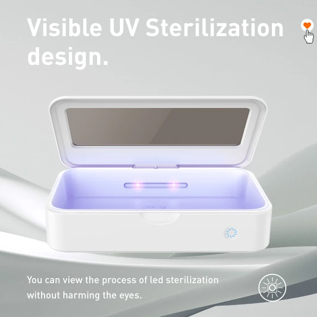  Медицинский УФ стерилизатор Easycare косметический инструмент Беспроводная зарядка дезинфекция