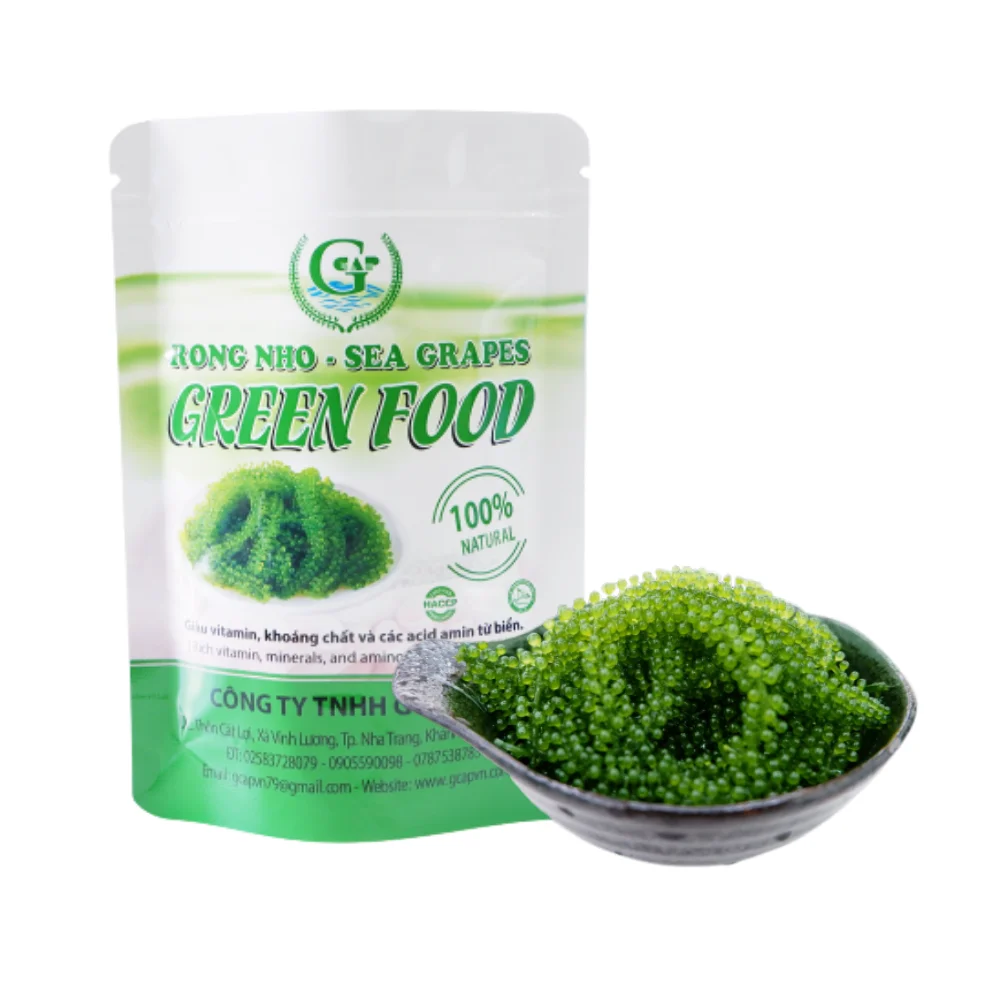 Seaweed Snacks Seagrapes 100% Natural Sea Grape Dried Longevity Top Favorite Product Iso Certification Packaging In Carton Box