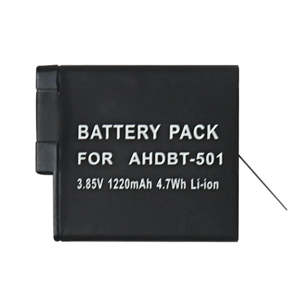  Снимать AHDBT-501 1220 мач аккумулятор для экшн-камеры GoPro Hero 6