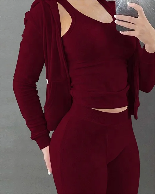 Lounge Wear Suit Terry Towel Crop Top And Joggers Womens Pajamas 2 Pieces Set Embroidery Home Clothes Sleepwear Tracksuit Women