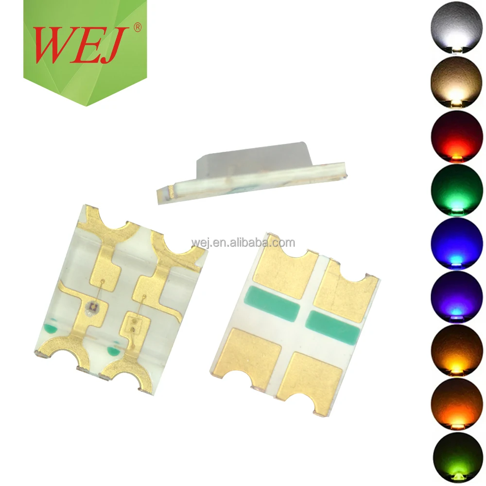 Ultrathin 1206 0.35mm thickness red green blue rgb 1206 smd led diode