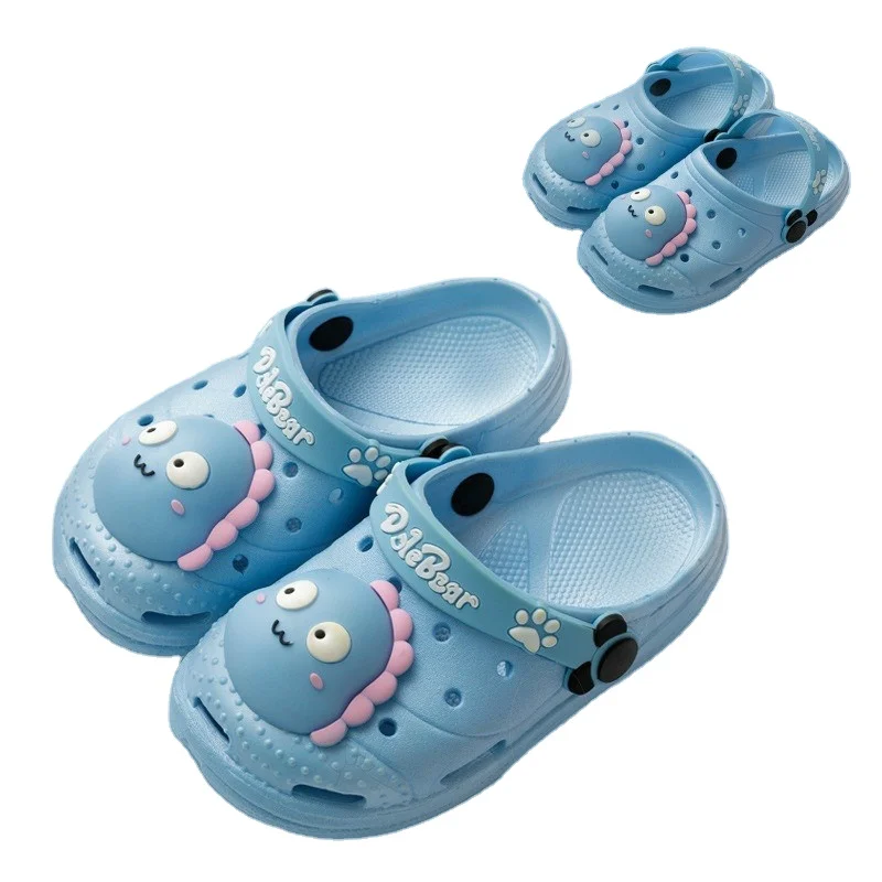 
Children Cartoon Shoes Summer Clogs Children Beach Sandals Kids Boys Girls Soft Non Slip Outdoor Toddler Slippers 