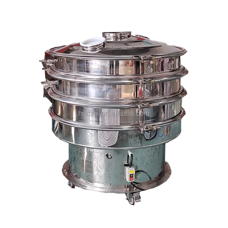 DZJX 2024 hot vibrating screen pepper powder vibrating sieve pet bran Fine screening  for removing impurities  food industry