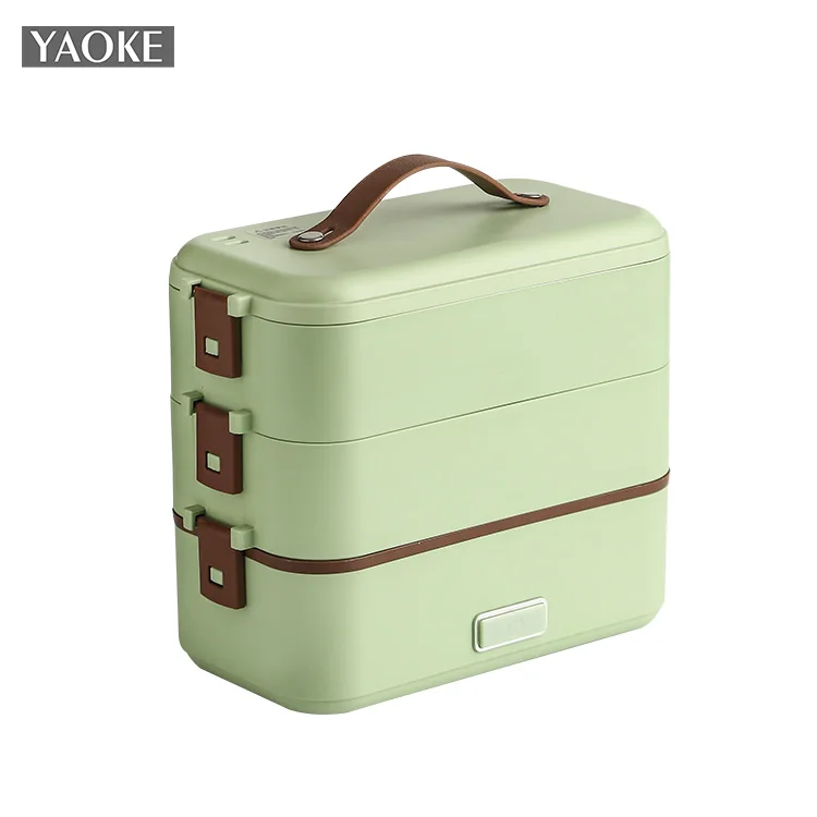 Custom Logo Cordless Battery Powered Heating Food Warmer Electric Portable Lunch Box