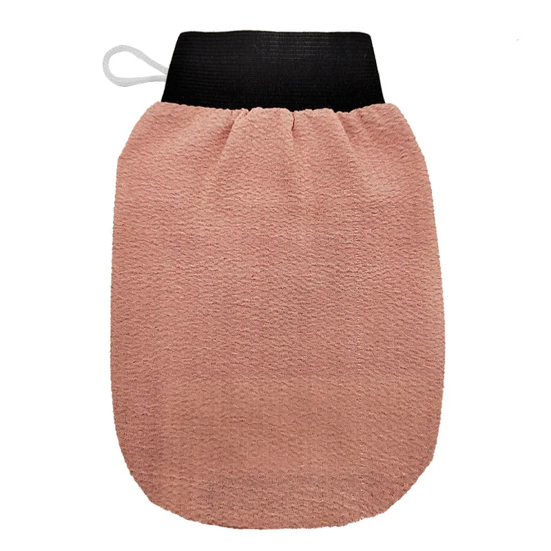 Factory Custom Bath Exfoliating Gloves Dead Skin Body Scrub Gloves Single Layer Of Coarse Sand Bath Gloves