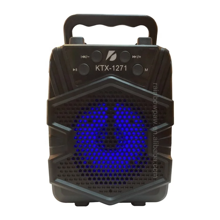 KTS Speaker KTX-1271 Original factory newest wireless portable speaker 3 inch mini speaker outdoor party