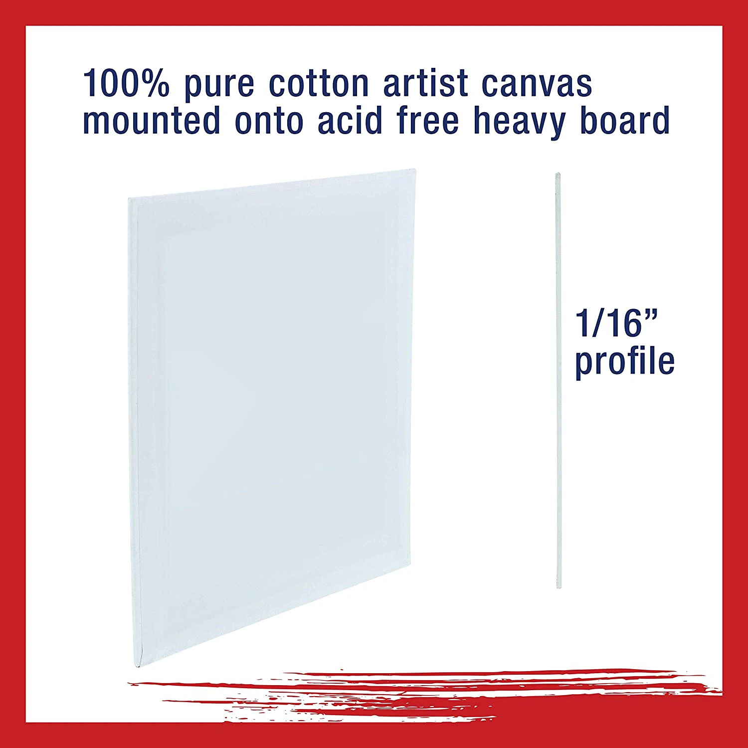 Professional art supplies multi pack 11 x 14 inch wood blank canvas panels