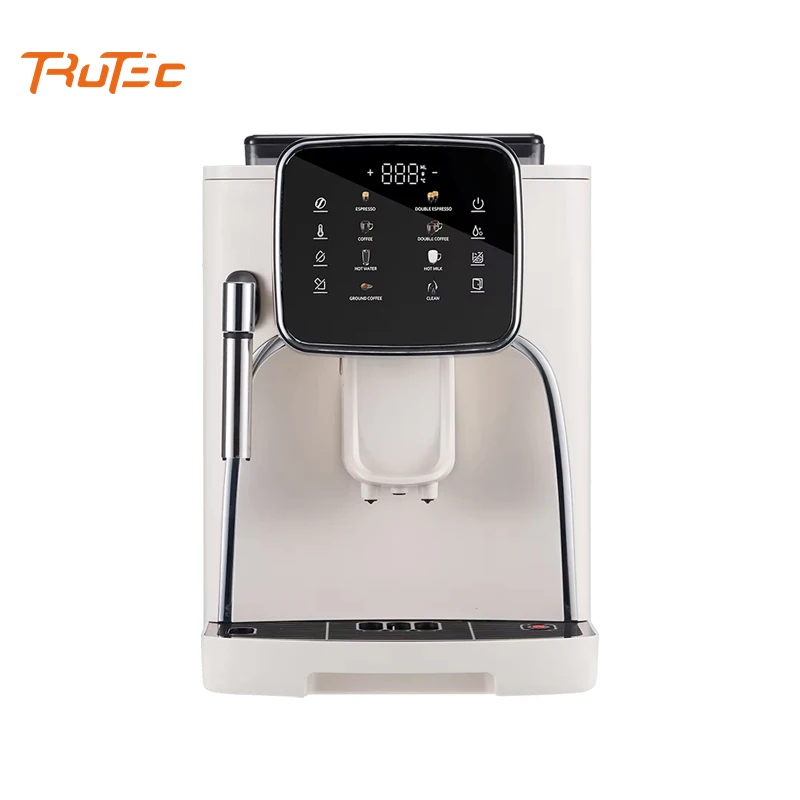Office smart coffe bean to cup fully automatic commercial expresso espresso coffee machine maker with grinder