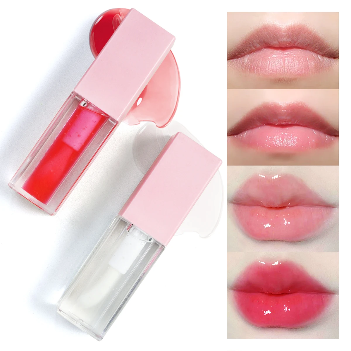 CC36478 vegano Private Label vitamina E lucidalabbra balsamo venditore cosmetici trucco idratante tinta lucidalabbra olio