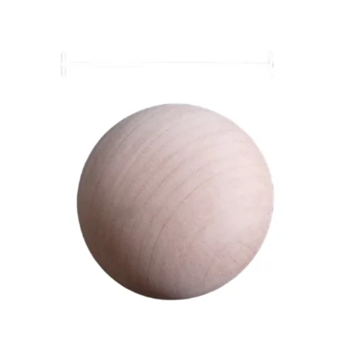 3 inch Factory Directly High quality polished 20cm wooden half ball and half-sphere for Craft Painting