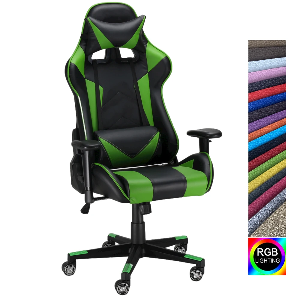 Стул для 3D-игр Rocker Gaming Green Chair