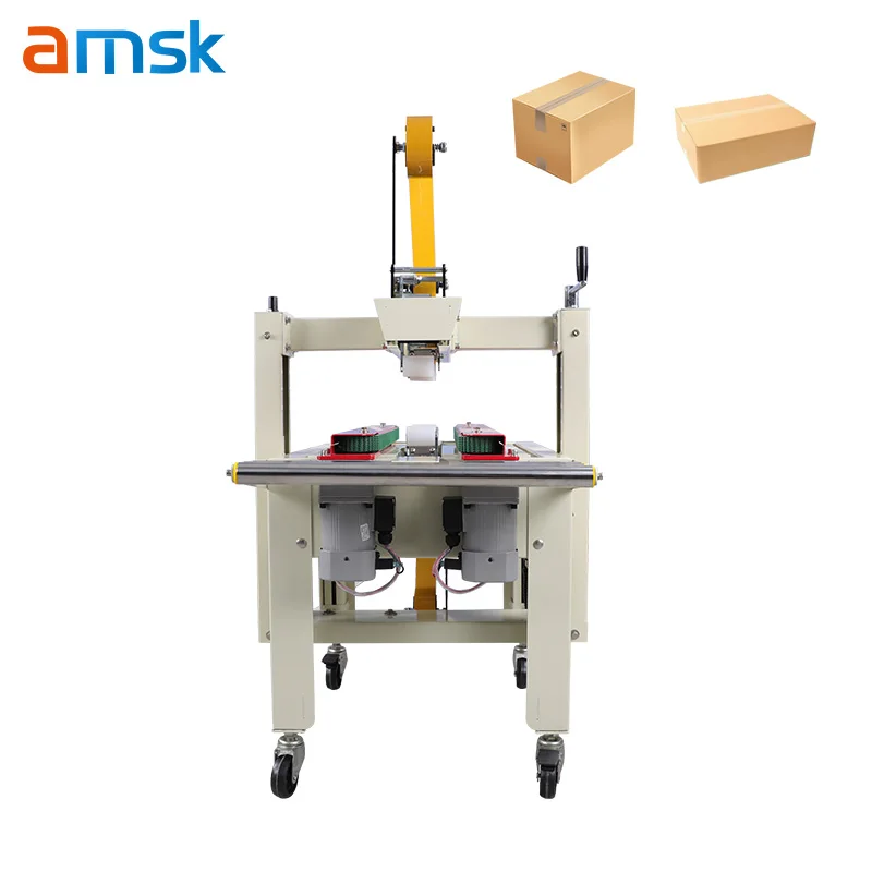 FXJ3025X Automatic Postal Folding Box Sealing Machine Suit Corrugated Cardboard Gown Clothing Packing Shipping Case Packaging