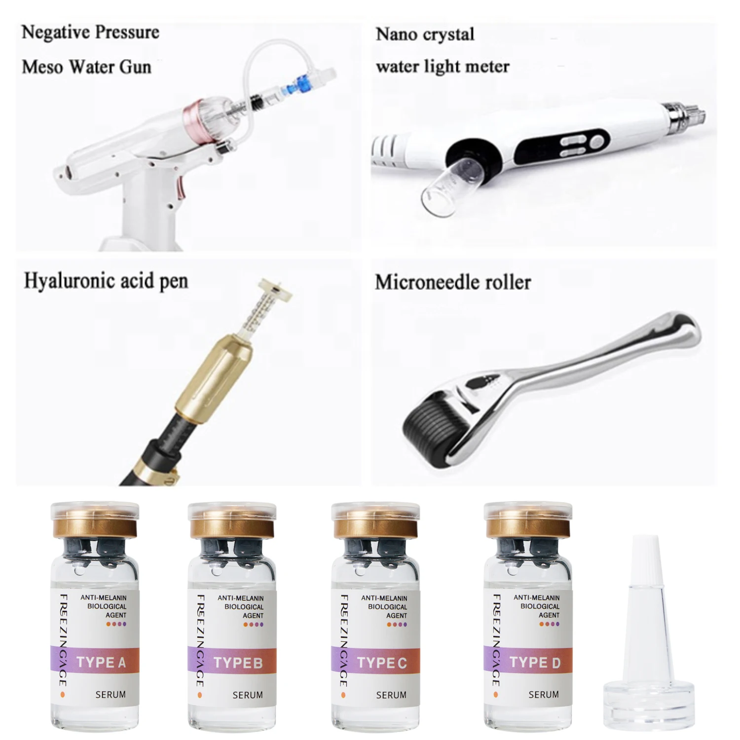 Private Label OEM Anti Aging Wrinkle Firming Brightening Skin Care Hyaluronic Acid and Vitamin E Face 2.5% Retinol Serum