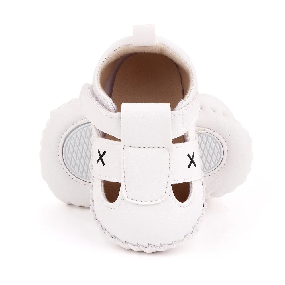 Summer Baby Girls Boys Sandals Genuine Leather Soft Bottom 0-6-12 Month Baby First Walkers Shoes