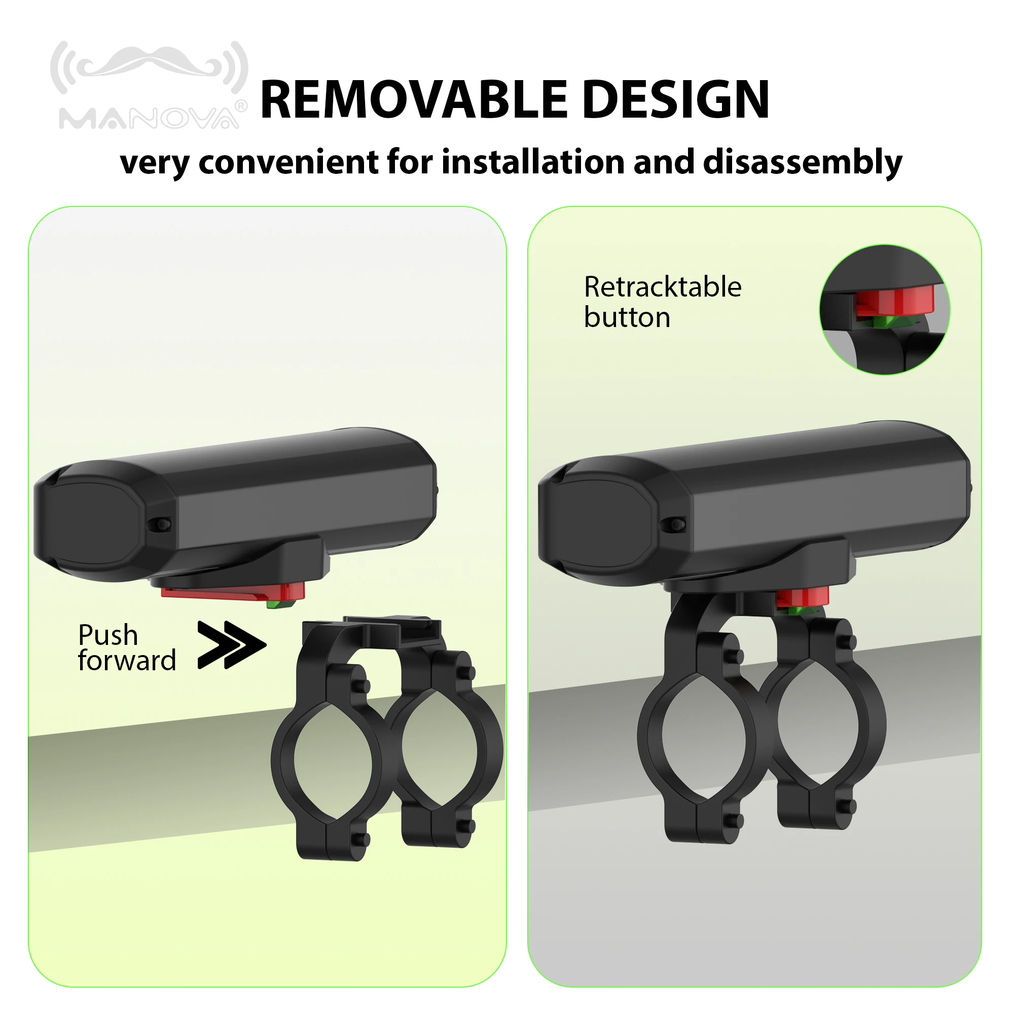 Universal USB Rechargeable 2600 Lumens LED Headlight Set for Bicycles and Dirt Bikes with Integrated Rear Light