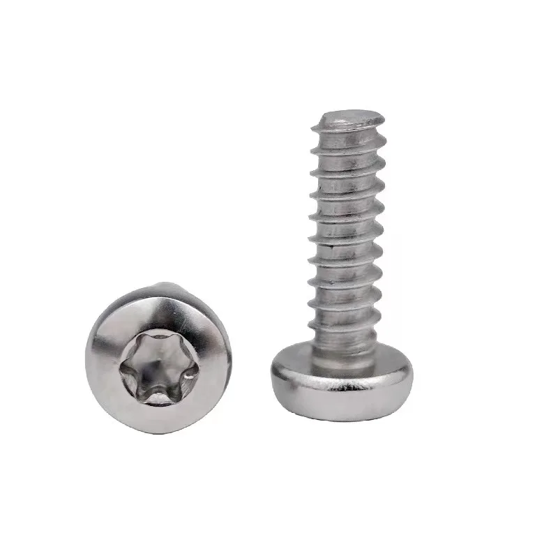Customized 304 stainless steel M1.6 M2 M2.5 M3 M4  Torx pan head Self tapping screws
