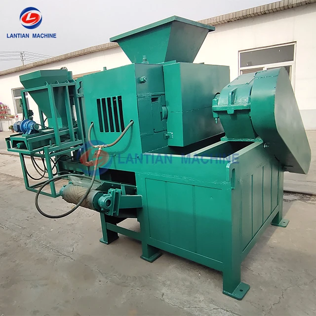Small automatic working coal coke 290 ball pressing machine sawdust ball briquette making machine