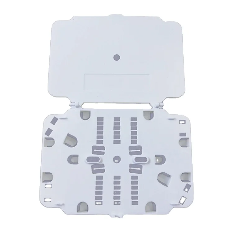 12 core splice tray Fiber Splice Cassette Ftth Abs Plastic 12 24 Core Fiber Optical Splice Tray
