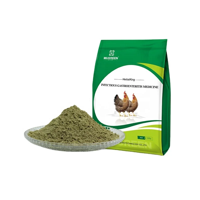 Пищеварение и аппетитное лечение гастроэнтерита MUGREEN для домашней птицы, противоглазный раствор гастрита