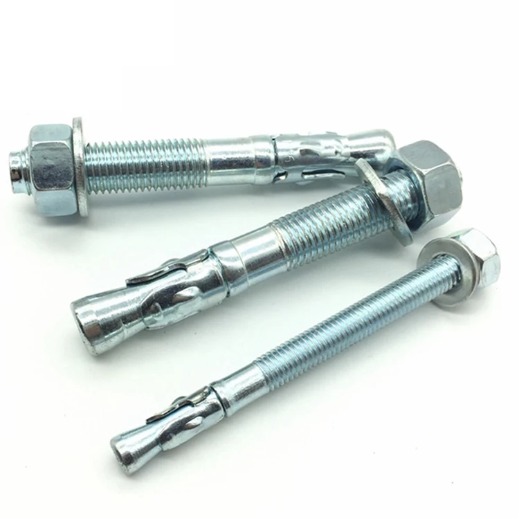 
High Quality Steel Galvanized Wedge Anchor Bolt,Through Anchor Bolt 