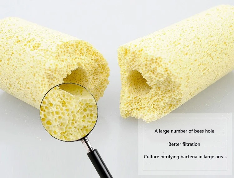 Nitrifying Bacteria House Aquarium Filter Accessories Top Filter media Bio Bacteria Ceramic breathing column