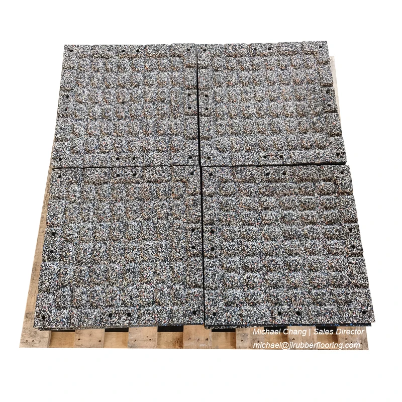 Спортивная резиновая нескользящая напольная плитка EPDM