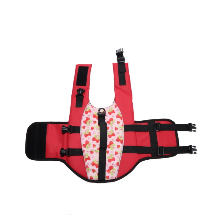 Wholesale Pet Floatation Vest Saver Swimsuit Soft handle Dog Lifejackets for Water Safety