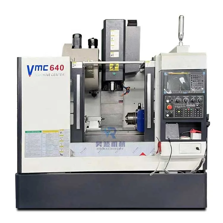High Quality VMC640 Vertical CNC Machining Center 3 Axis Vertical Milling Machine with Fanuc Mitsubishi Siemens Control System