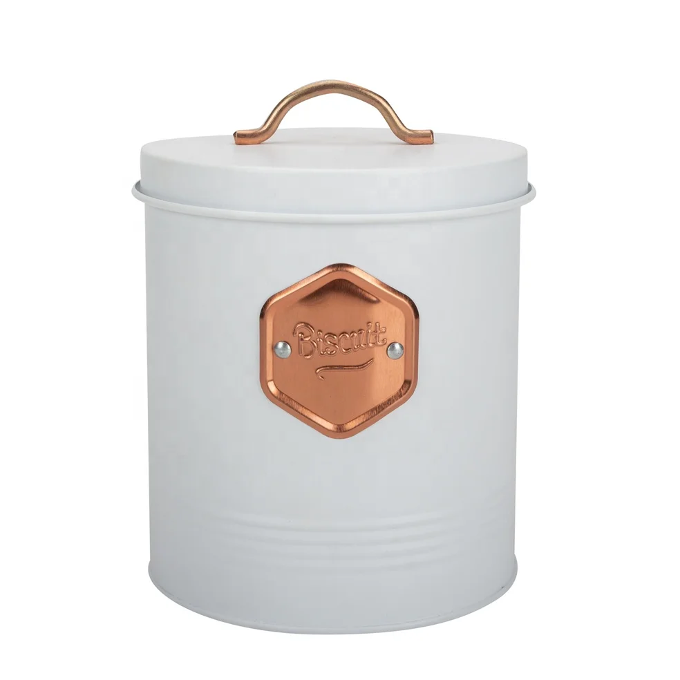 Профессиональное Точило для кухонных металлические чашки чая и кофе сахара печенье хлеб хранения меди тег канистры Олово набор из 5 пар