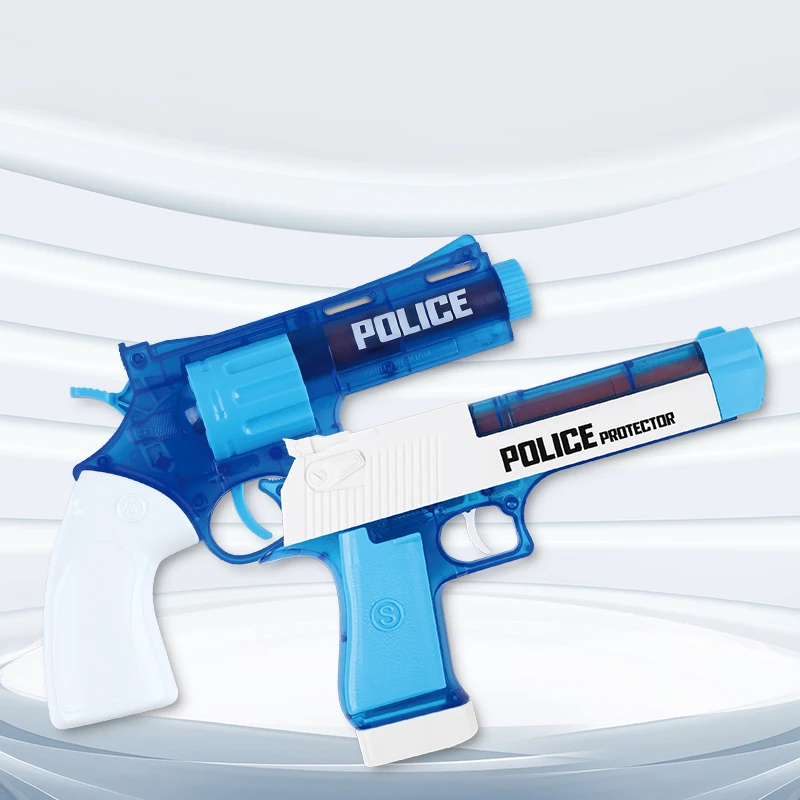 Kids DIY foam bullet gun toy set plastic revolver gun toys wholesale shooting gun toys