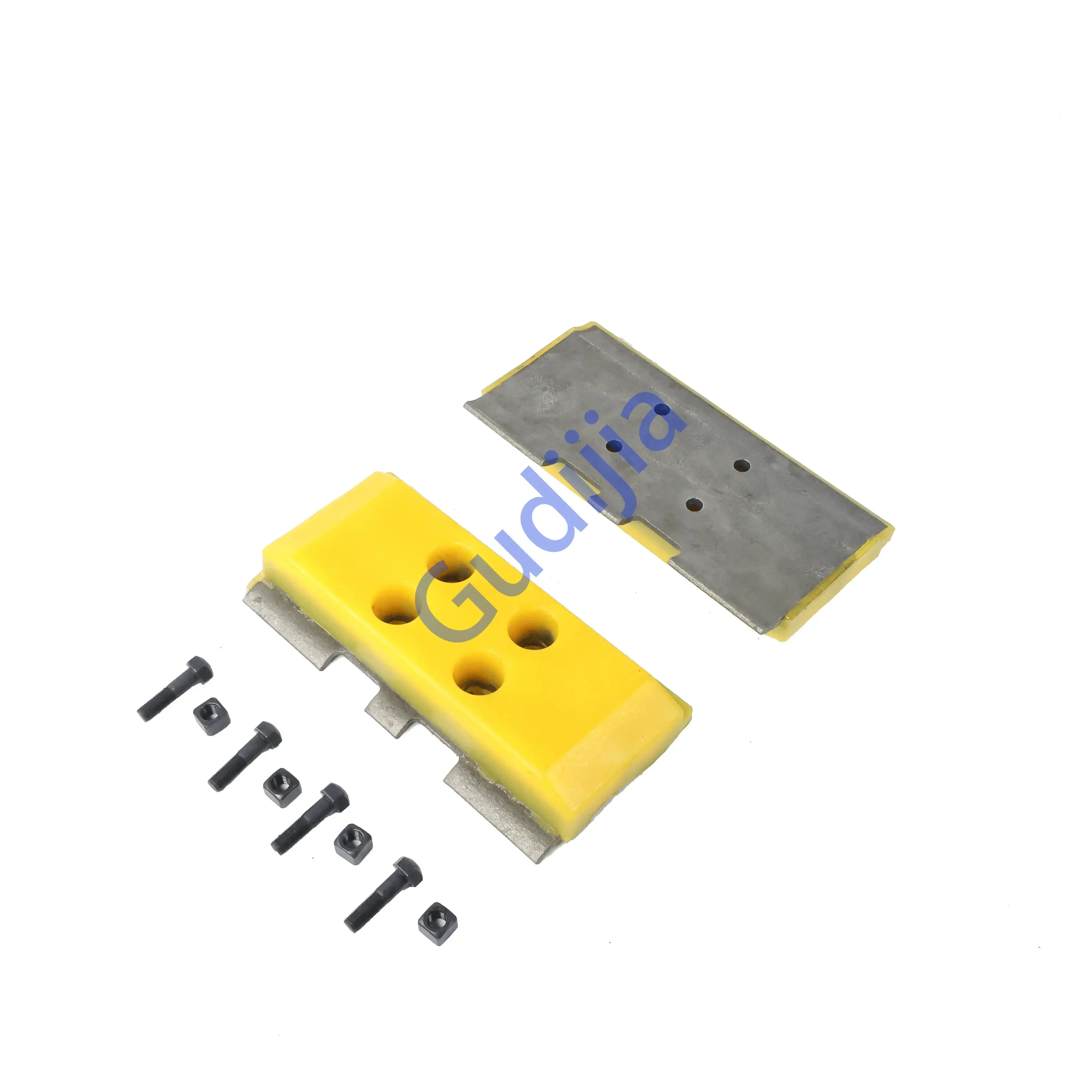 Rubber Pad Colorful Track Shoe For Tracked Pavers Rubber Track Plates