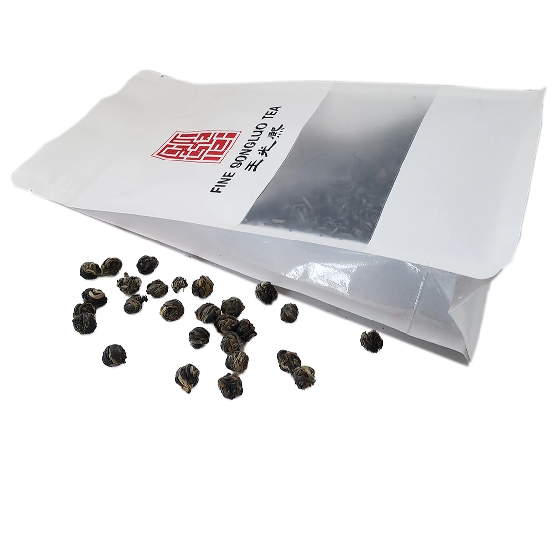 Chinese Fujian High Quality Jasmine Dragon Pearl Green Tea