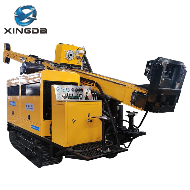 Xingda XDX-6 full hydraulic wireline core diesel drilling rig for sample in general investigation and geotechnical exploration