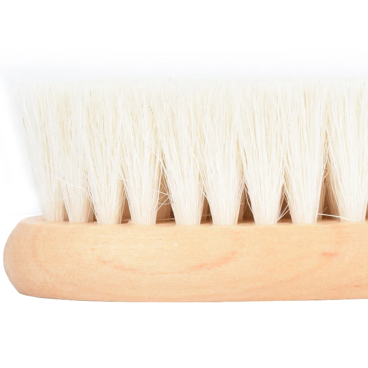 Bamboo hair Brush Set Wood Handle Material and soft Bristle Brush Material Baby Goat Bristle Cute Newborn kids HairBrush