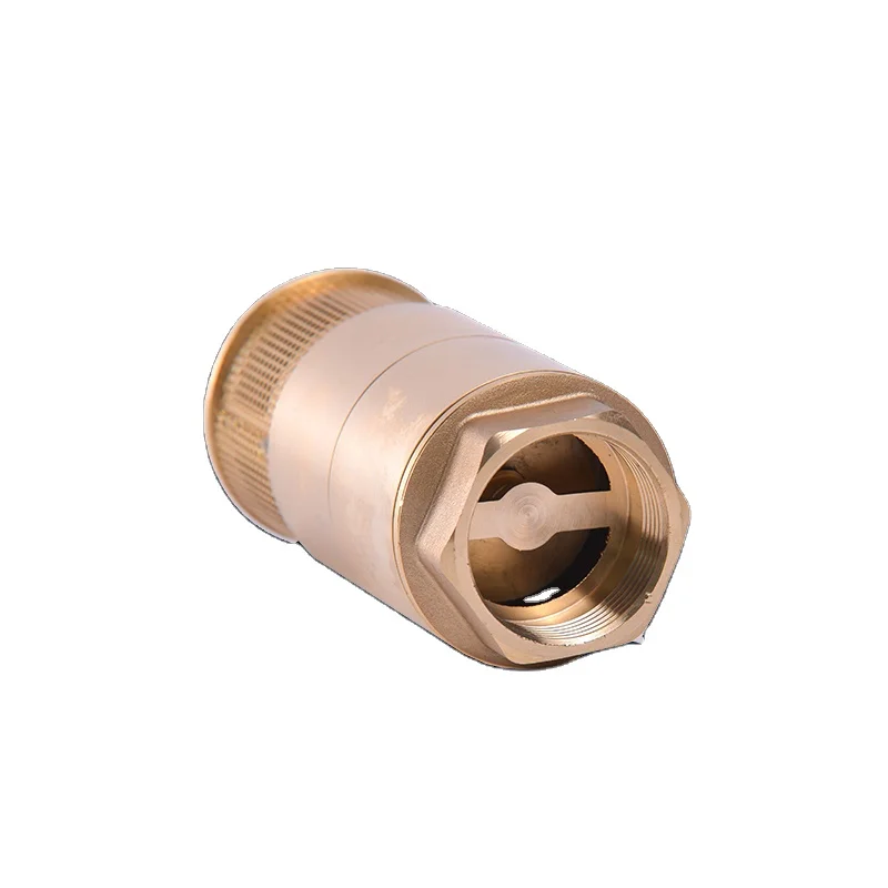 Fuel dispenser foot valve DN40 pure copper positive star brand oil tank double door check valve