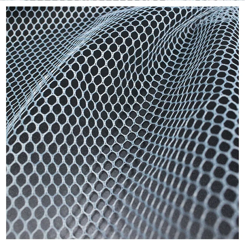 Wholesale  Breathable Hole Net Fabric 100% Polyester Fabric Mesh Hard