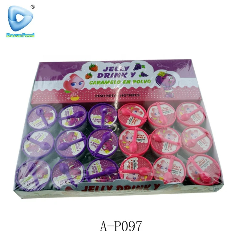 Chinese wholesale sour powder candy with fruit jam